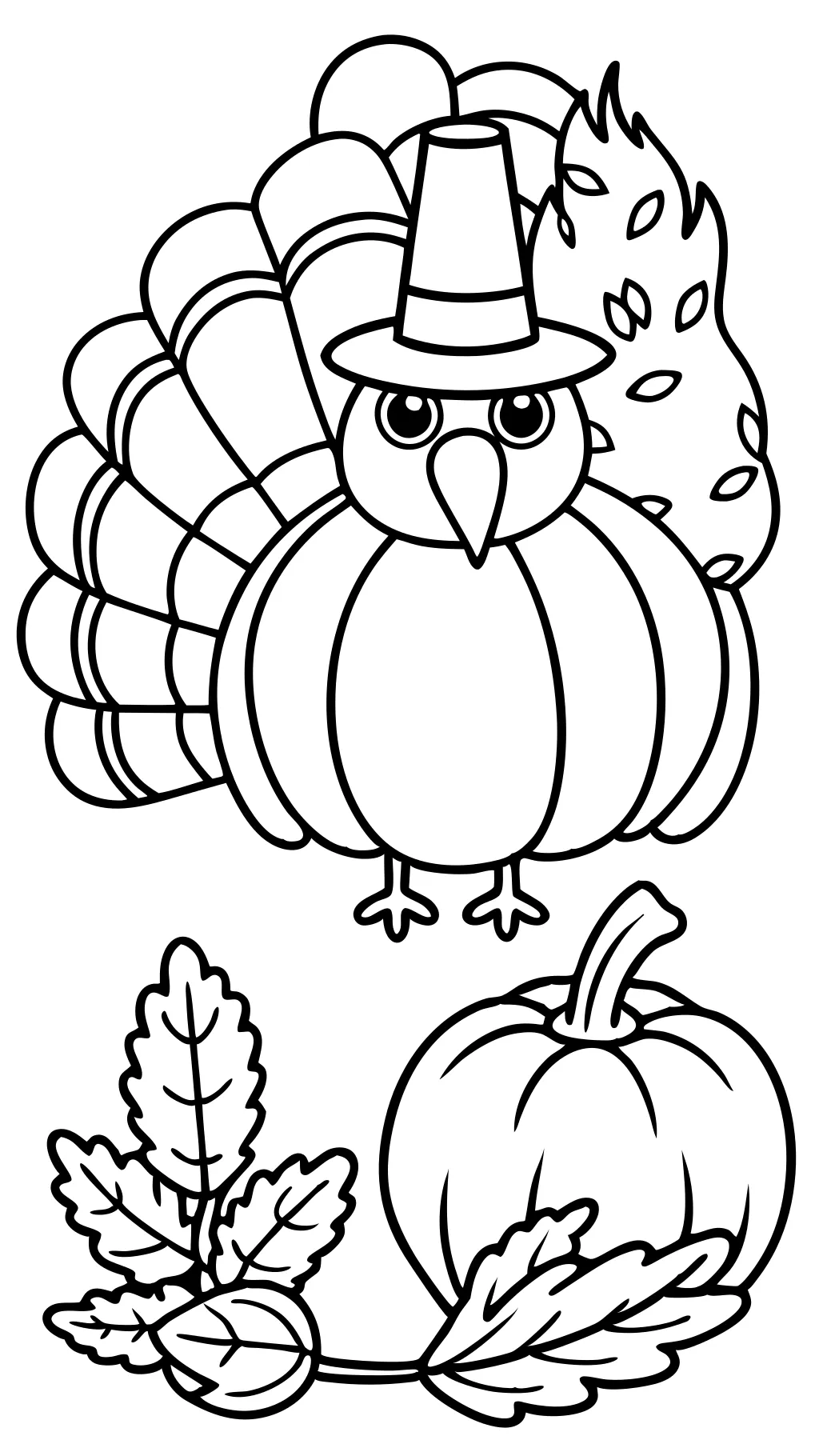 coloriages gratuits de Thanksgiving